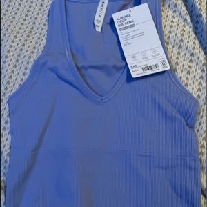 Athleta Aurora Crop Rib Tank